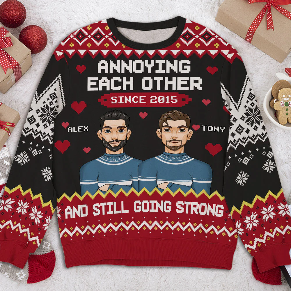 Since Year - Personalized Custom All-Over-Print Sweatshirt - Image 4