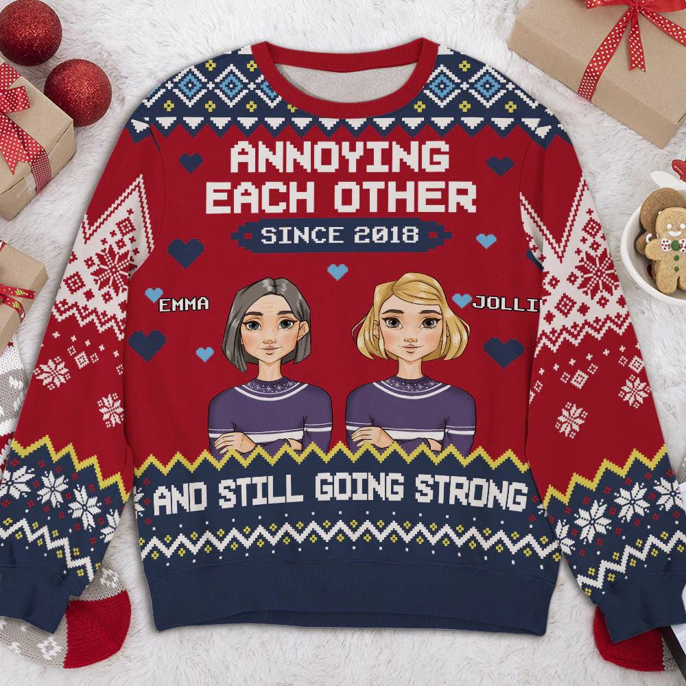 Since Year - Personalized Custom All-Over-Print Sweatshirt - Image 5