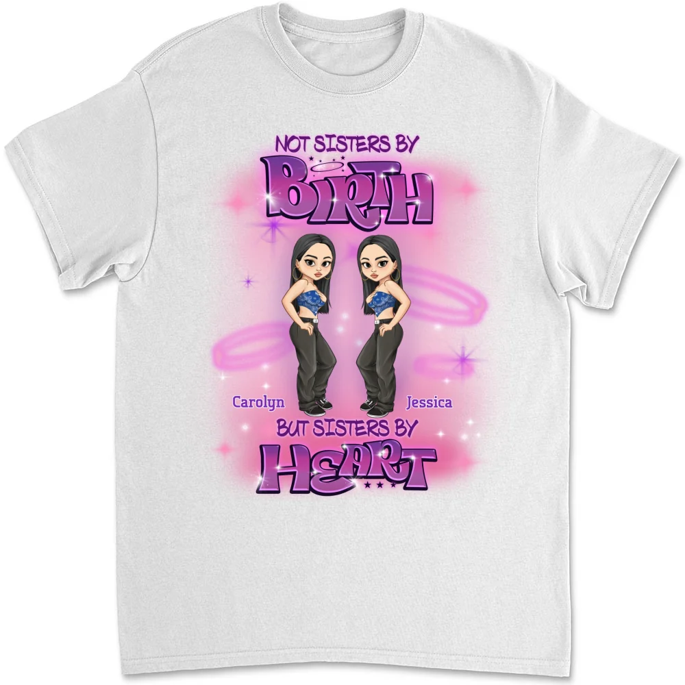 Sister By Heart - Personalized Custom Shirt - Image 6