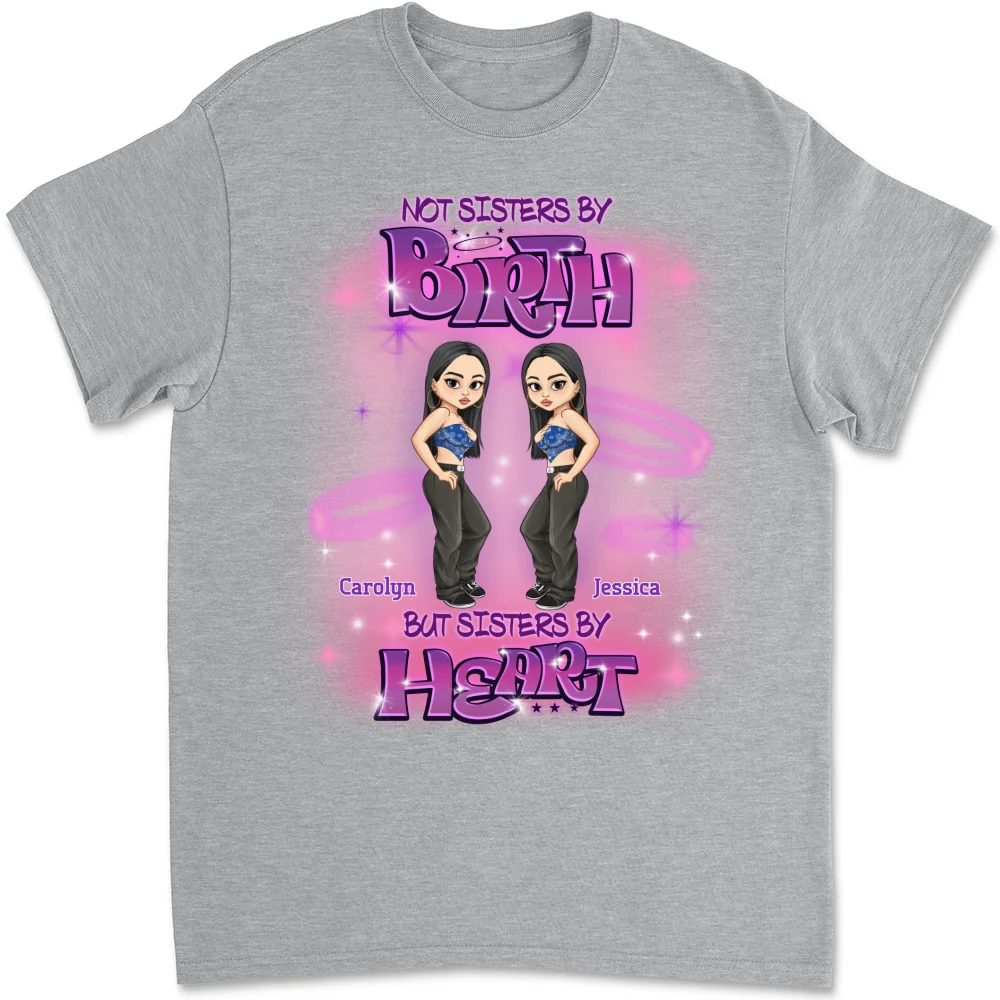 Sister By Heart - Personalized Custom Shirt - Image 7