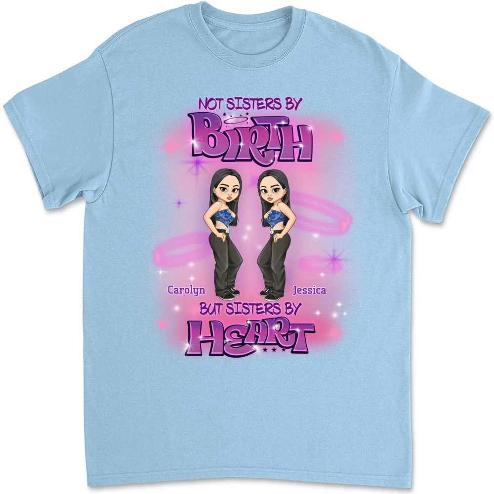 Sister By Heart - Personalized Custom Shirt - Image 8
