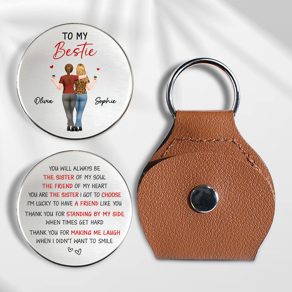 Sister Of My Soul - Personalized Custom Pocket Hug
