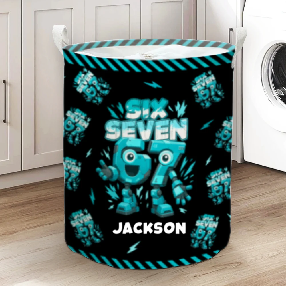Six Seven - Personalized Custom Laundry Basket - Image 7