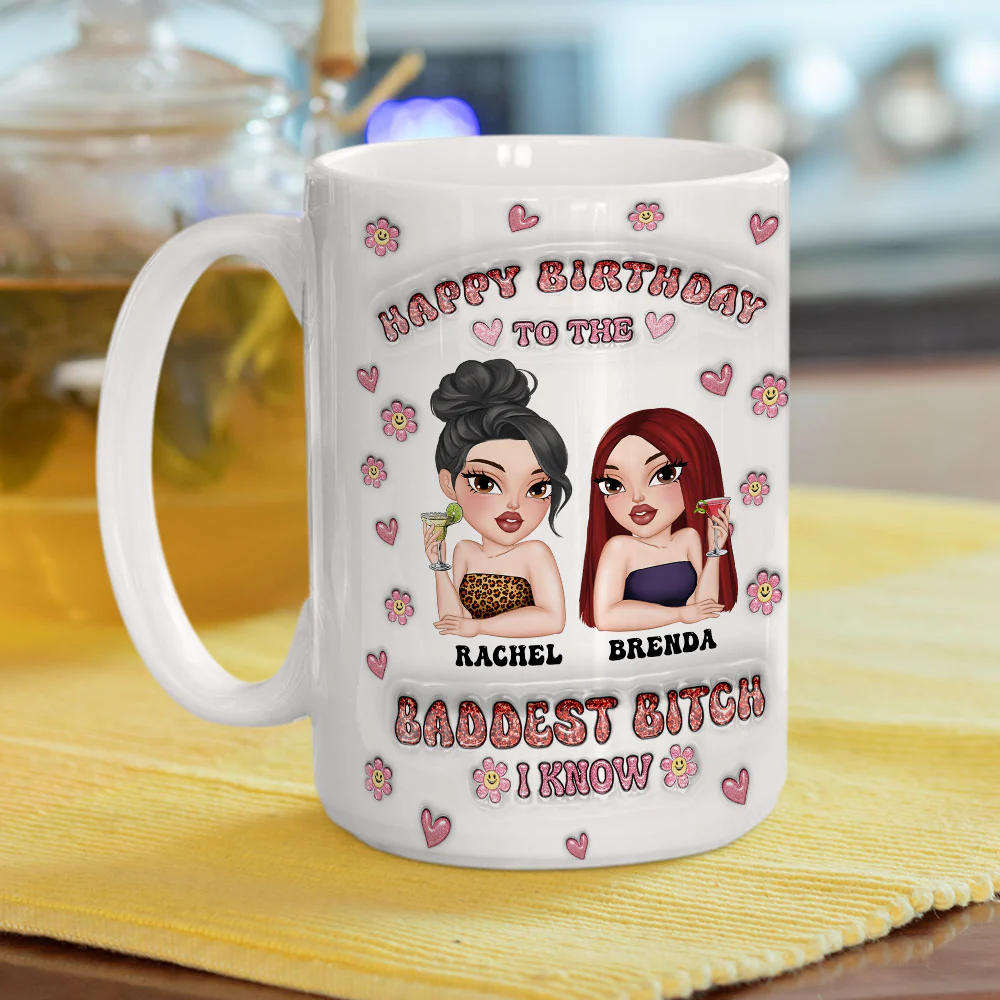 Slaying Every Year- Personalized Custom 3D Inflated Effect Mug - Image 5