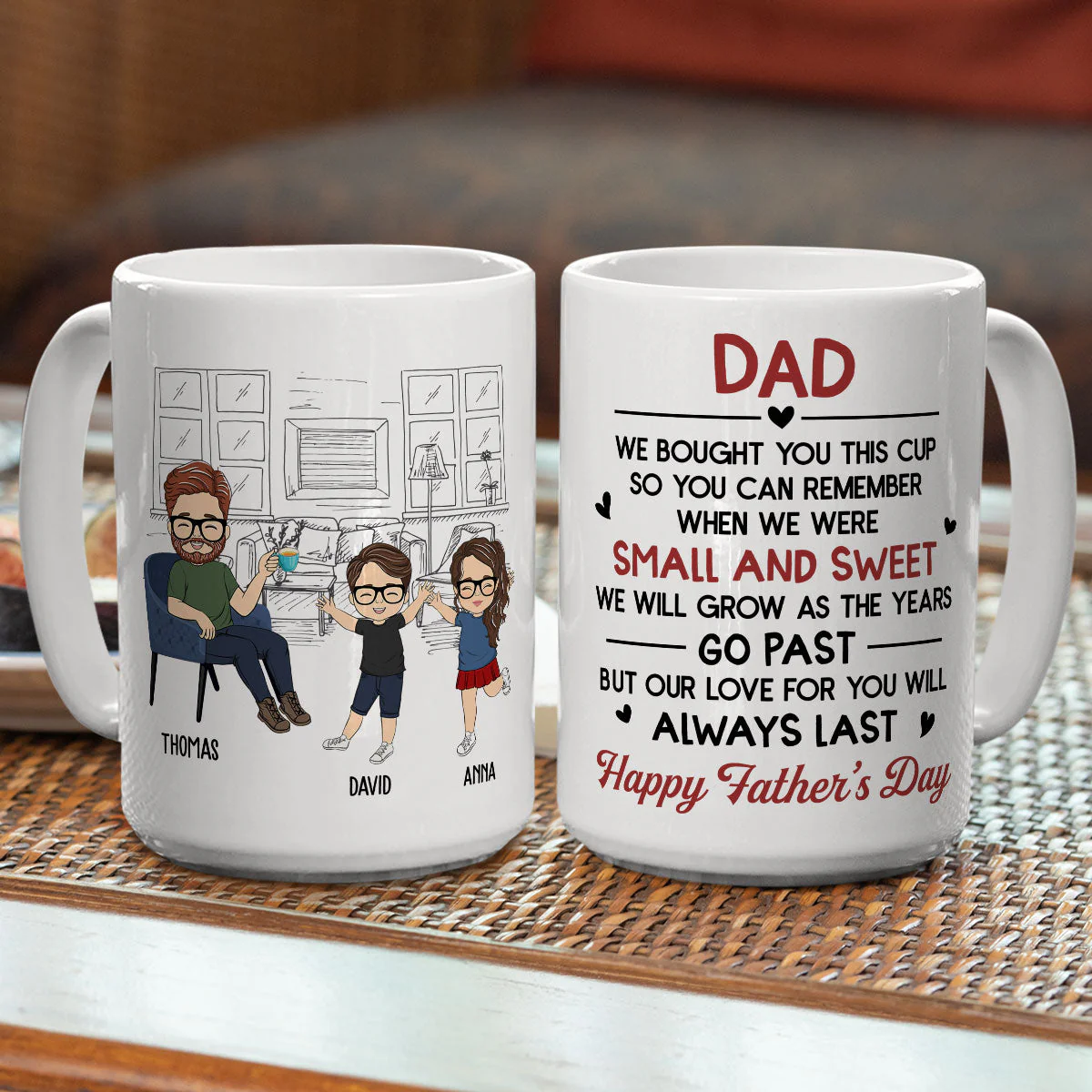 Small And Sweet - Personalized Custom Coffee Mug - Image 5