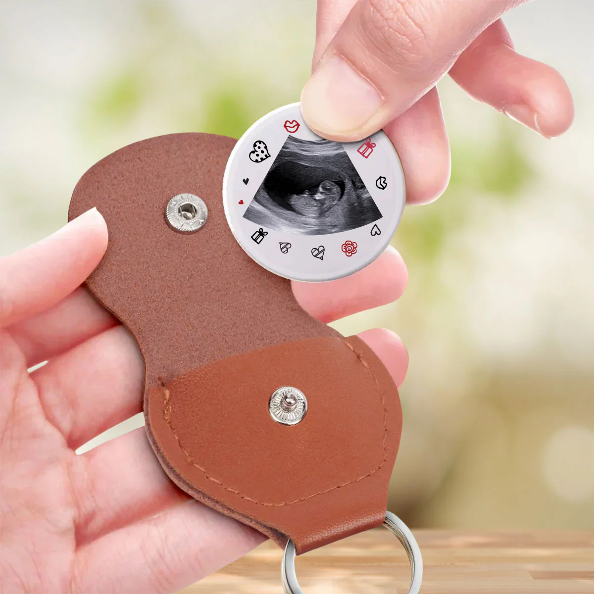Snuggled Up In Your Arms - Personalized Custom Pocket Hug - Image 3