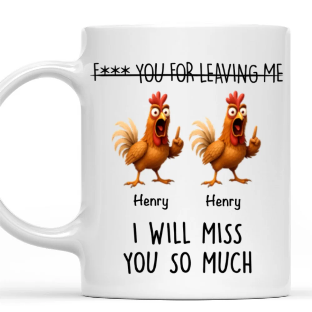 So Hard To Say Goodbye - Personalized Custom Coffee Mug - Image 7
