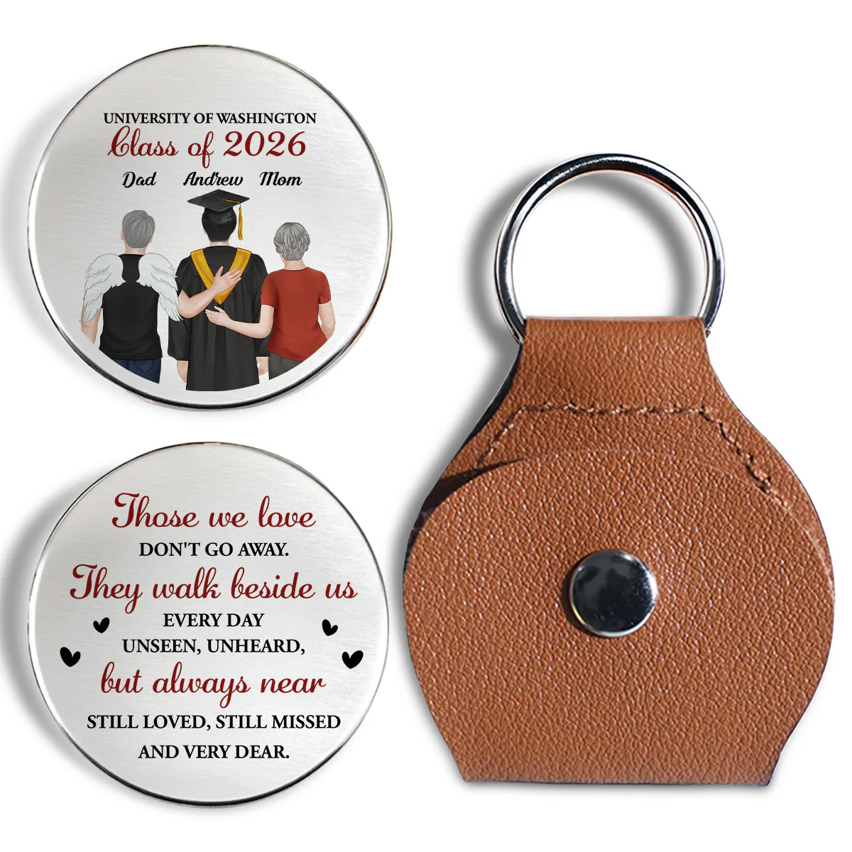 So Proud Of You Graduation Gift - Personalized Custom Pocket Hug - Image 5