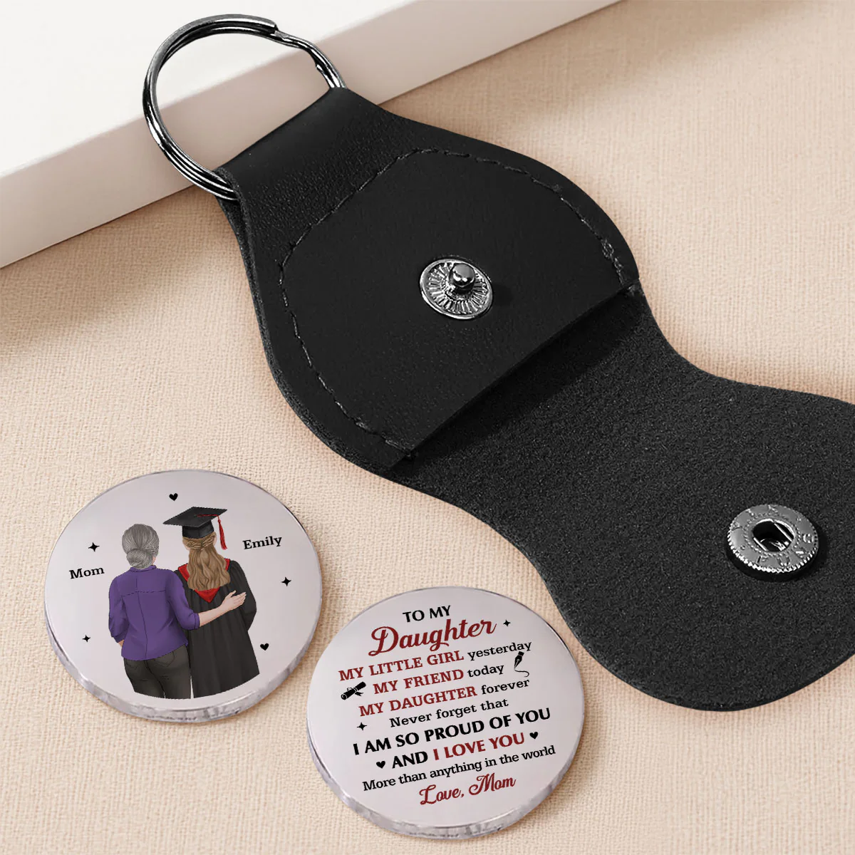 So Proud Of You Graduation Gift - Personalized Custom Pocket Hug - Image 3
