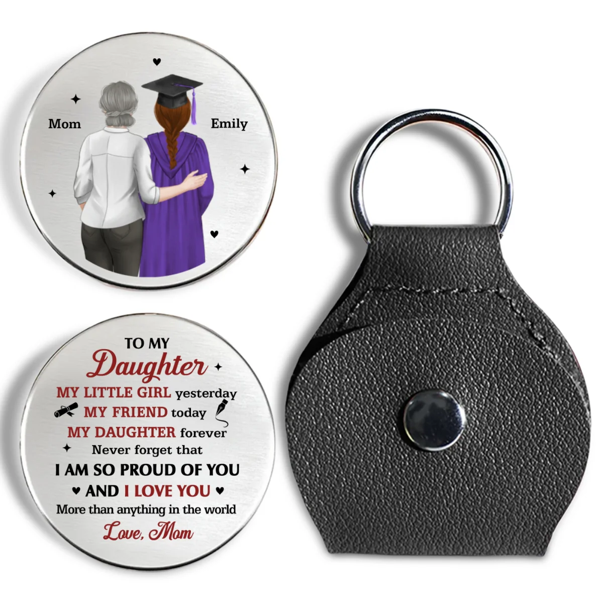 So Proud Of You Graduation Gift - Personalized Custom Pocket Hug - Image 7