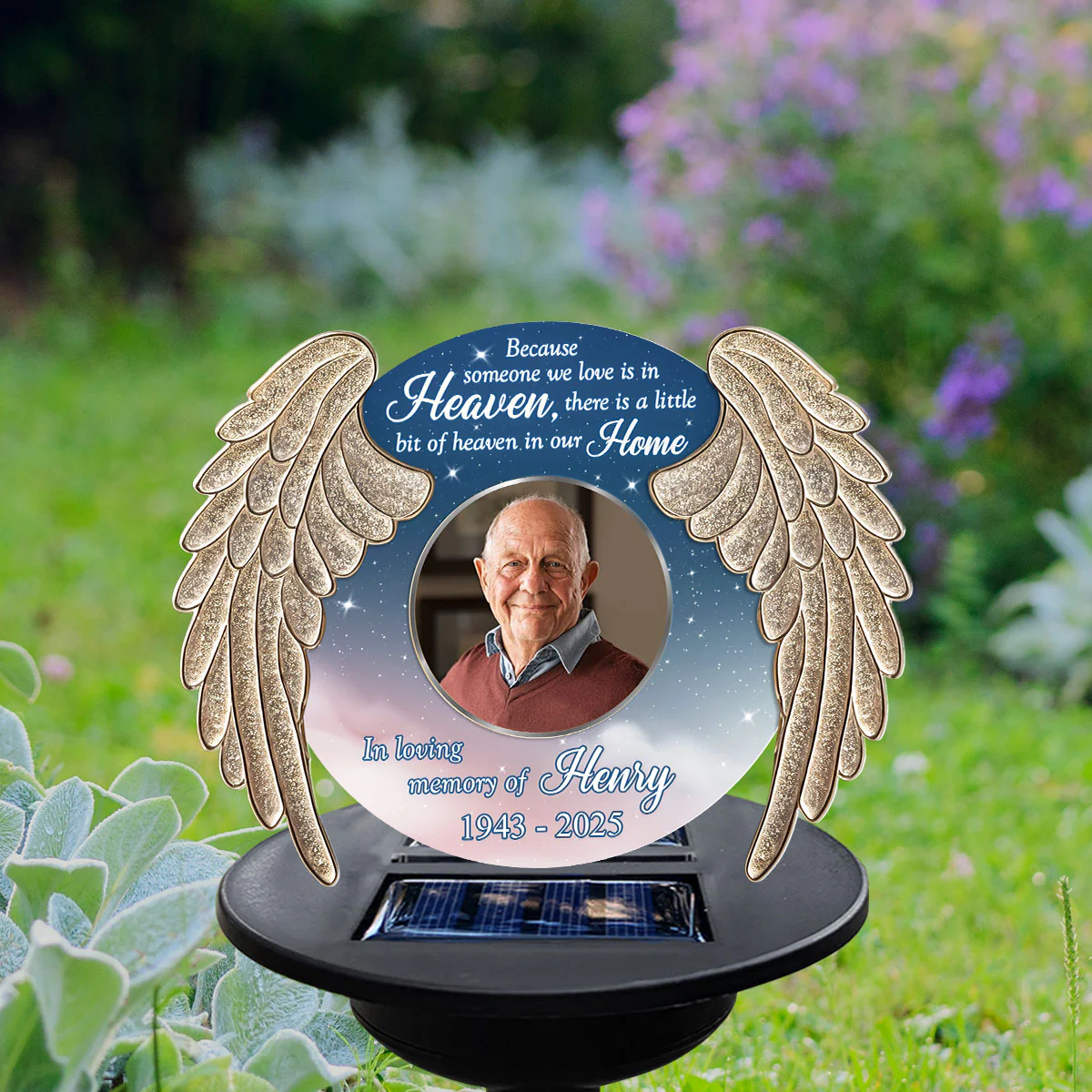 Some One We Love Is In Heaven - Personalized Custom Solar Light - Image 4