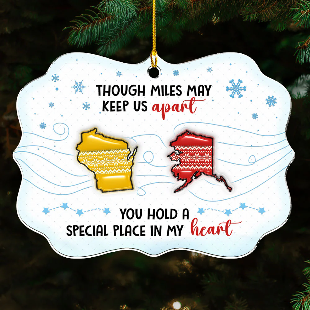 Special Place - Personalized Custom Acrylic Ornament - Image 2