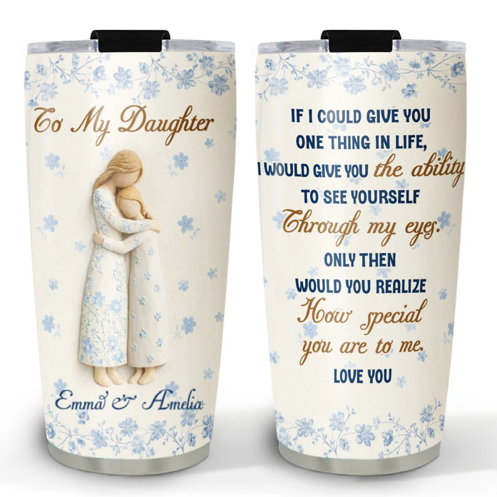 Special You Are To Me Girl - Personalized Custom Tumbler - Image 5