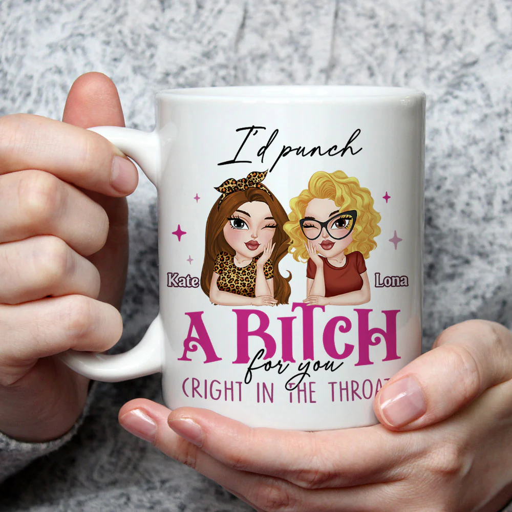 Spicy Besties - Personalized Custom Coffee Mug - Image 3