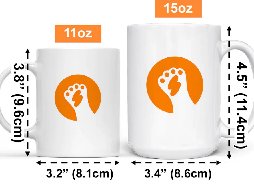 Spoiled Rotten Dog With Blue - Personalized Custom Coffee Mug - Image 7