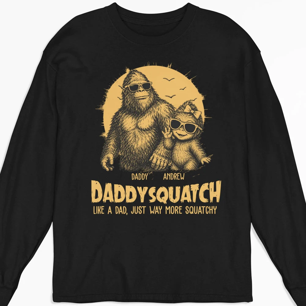 Squatchy Papa - Personalized Custom Shirt - Image 10