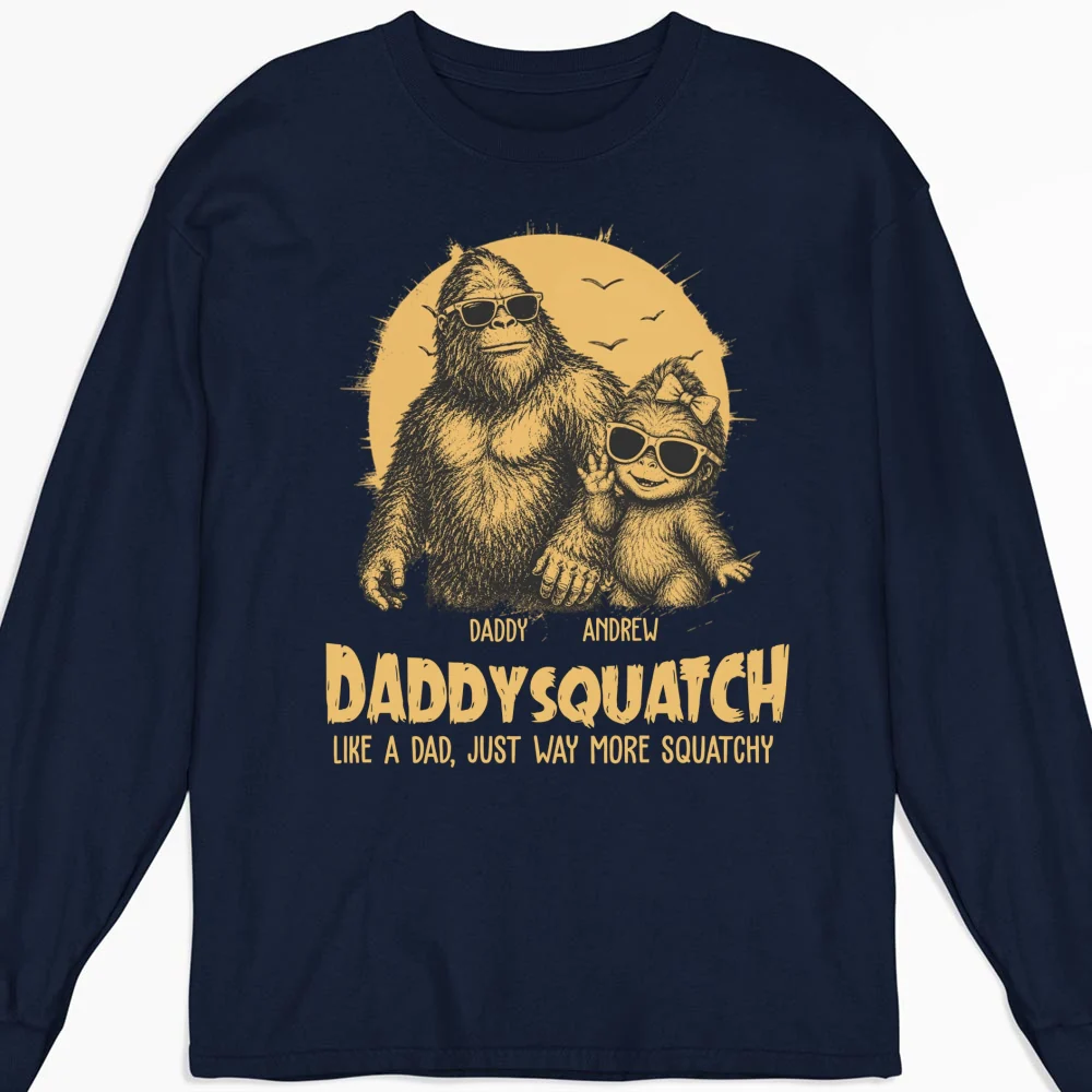 Squatchy Papa - Personalized Custom Shirt - Image 12