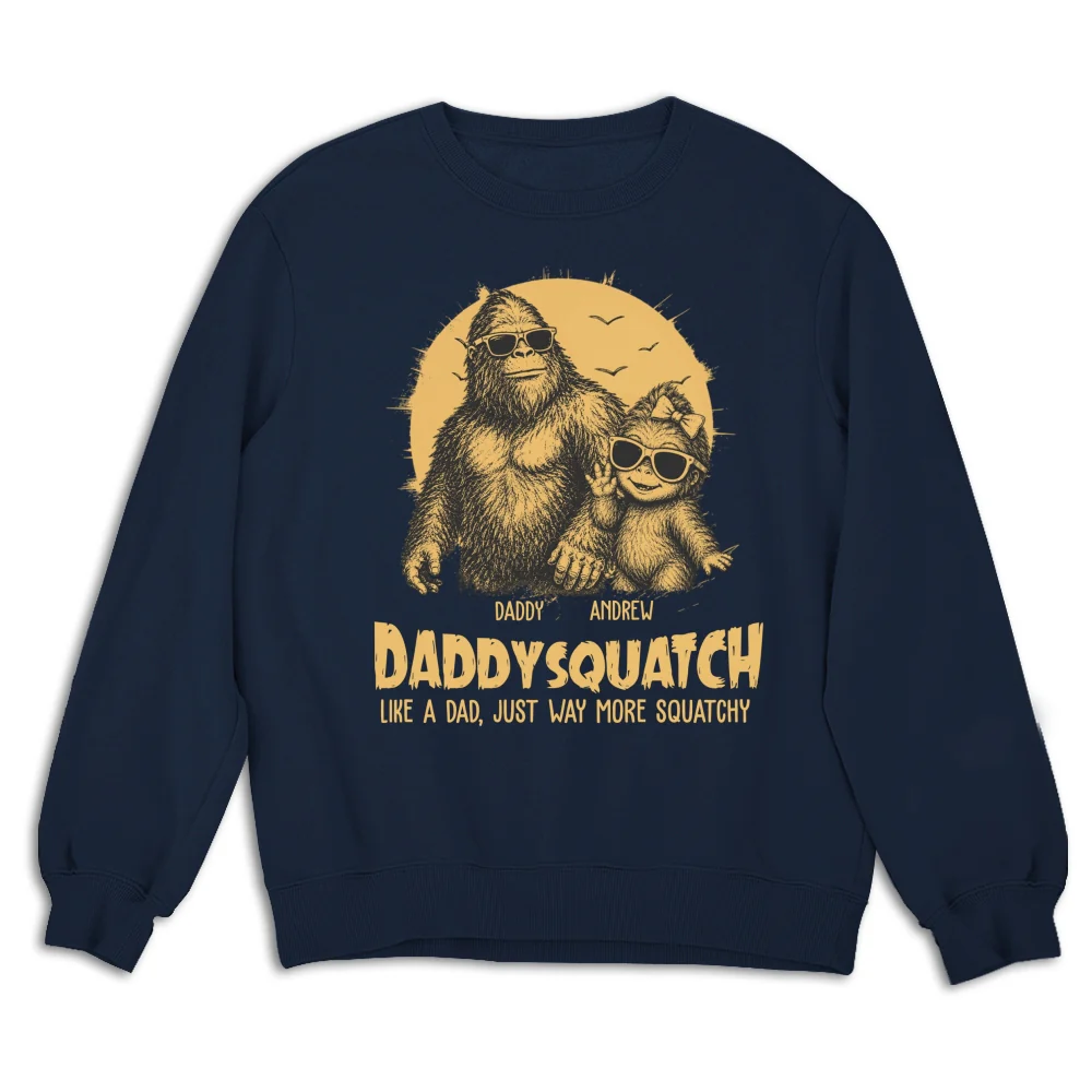 Squatchy Papa - Personalized Custom Shirt - Image 15