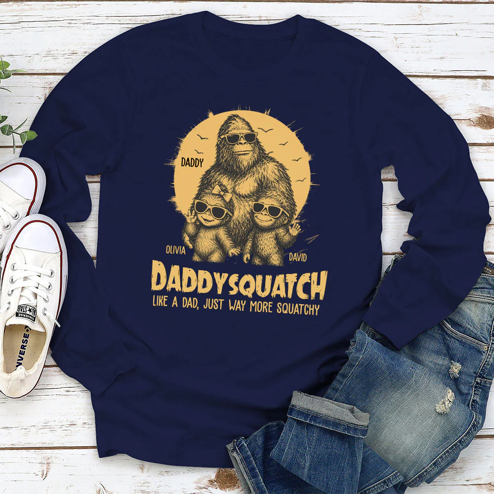 Squatchy Papa - Personalized Custom Shirt - Image 3