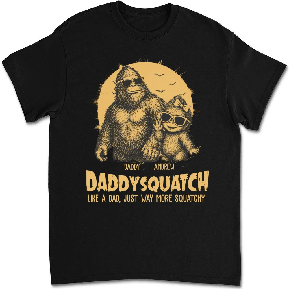 Squatchy Papa - Personalized Custom Shirt - Image 6
