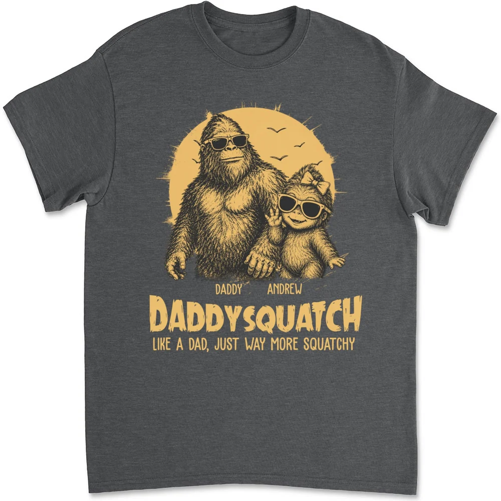 Squatchy Papa - Personalized Custom Shirt - Image 7
