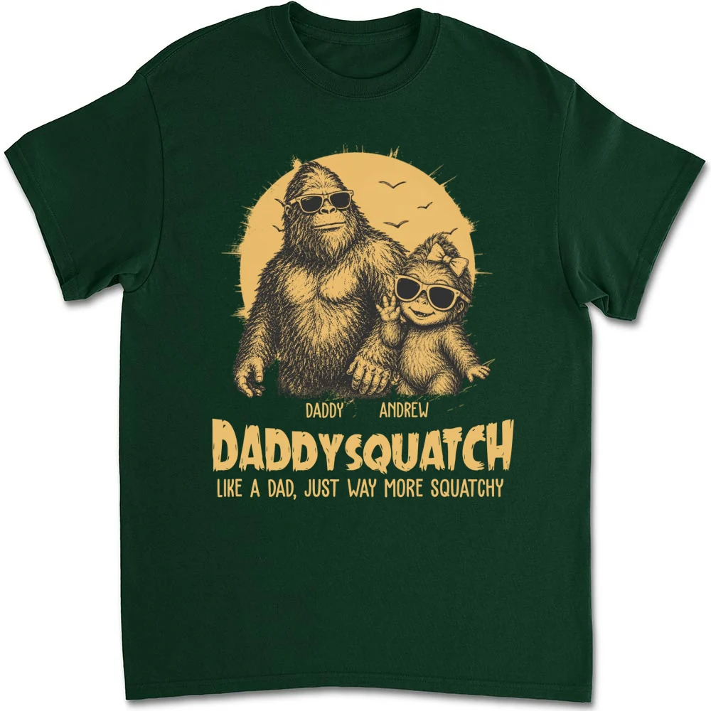 Squatchy Papa - Personalized Custom Shirt - Image 8