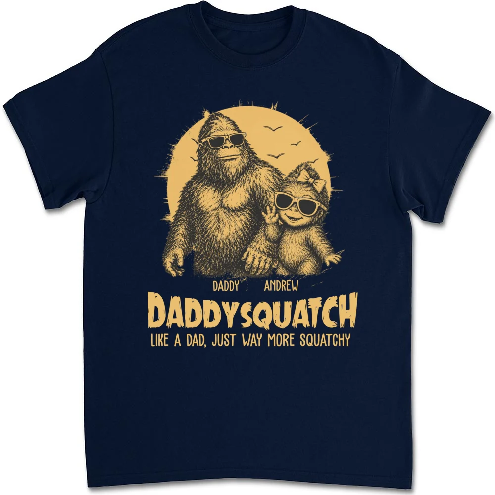 Squatchy Papa - Personalized Custom Shirt - Image 9