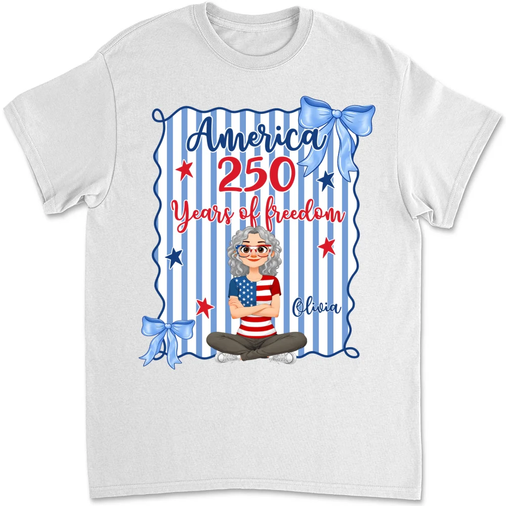 Stars And Bows - Personalized Custom Shirt - Image 7