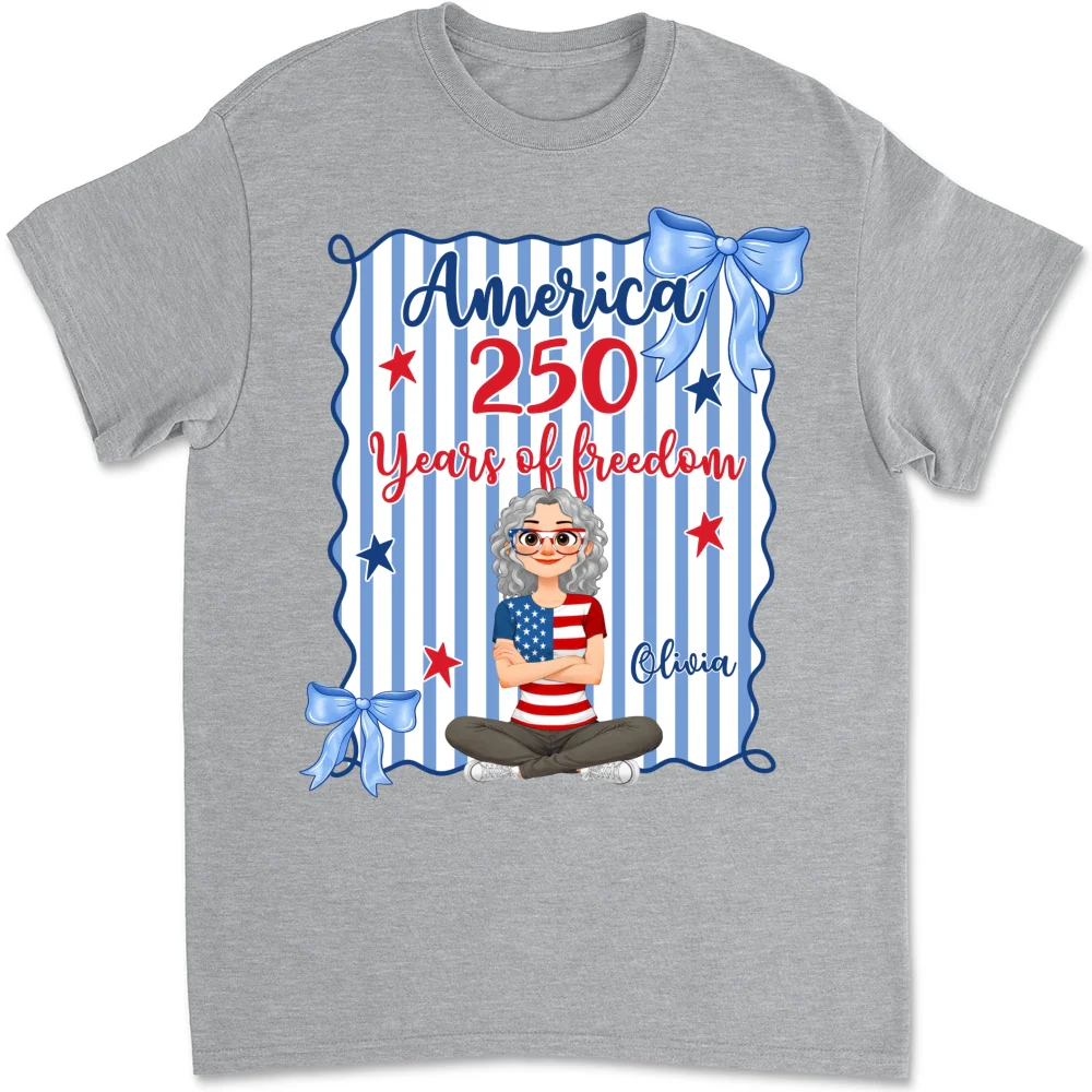 Stars And Bows - Personalized Custom Shirt - Image 8