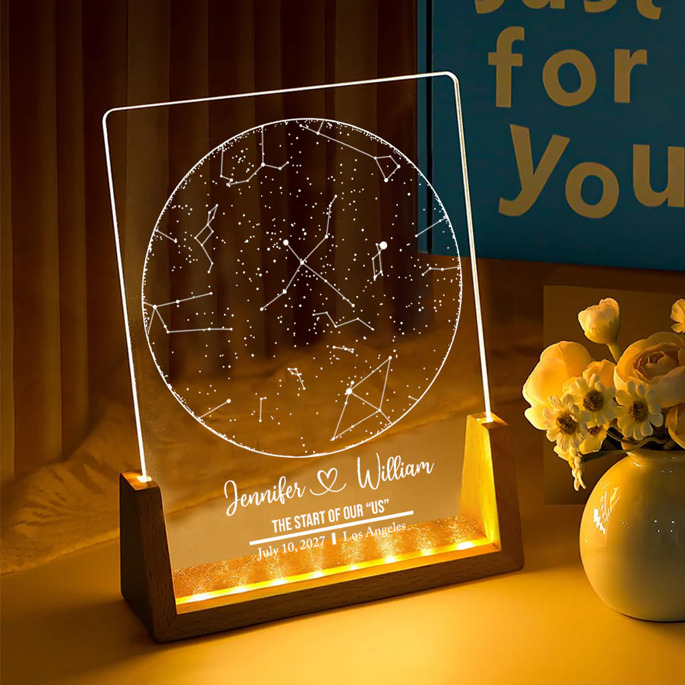 Start Of Us - Personalized Custom Night Light - Image 4