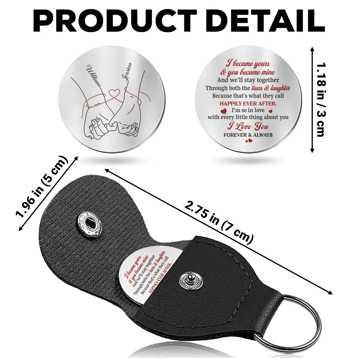 Stay Together - Personalized Custom Pocket Hug - Image 5