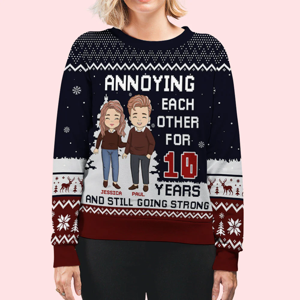 Still Going Strong - Personalized Custom All-Over-Print Sweatshirt - Image 3