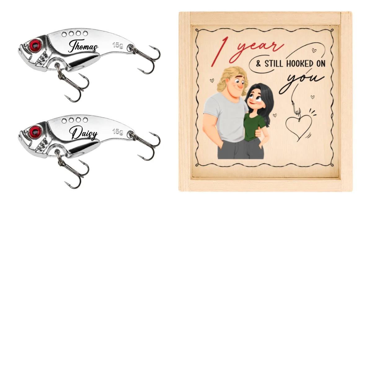Still Hooked On You - Personalized Custom Fishing Lure - Image 6