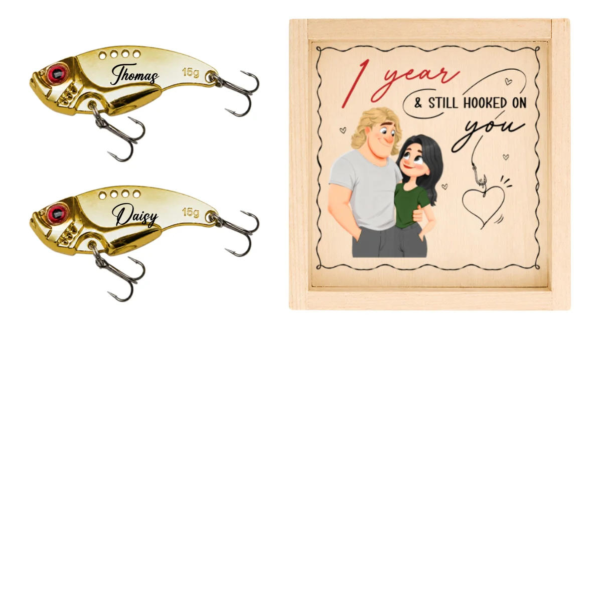 Still Hooked On You - Personalized Custom Fishing Lure - Image 7