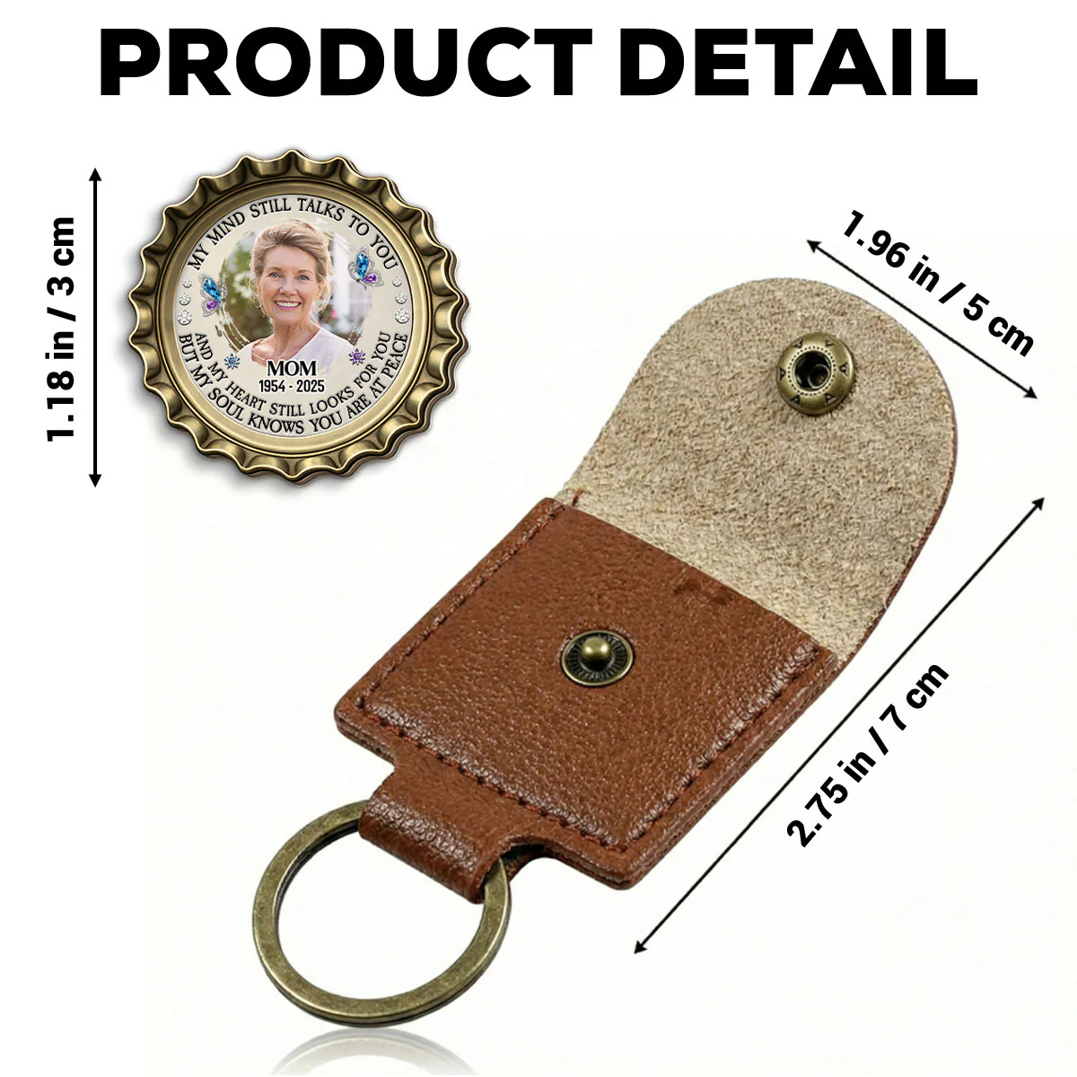Still Talks To You - Personalized Custom Wooden Pocket Hug - Image 5