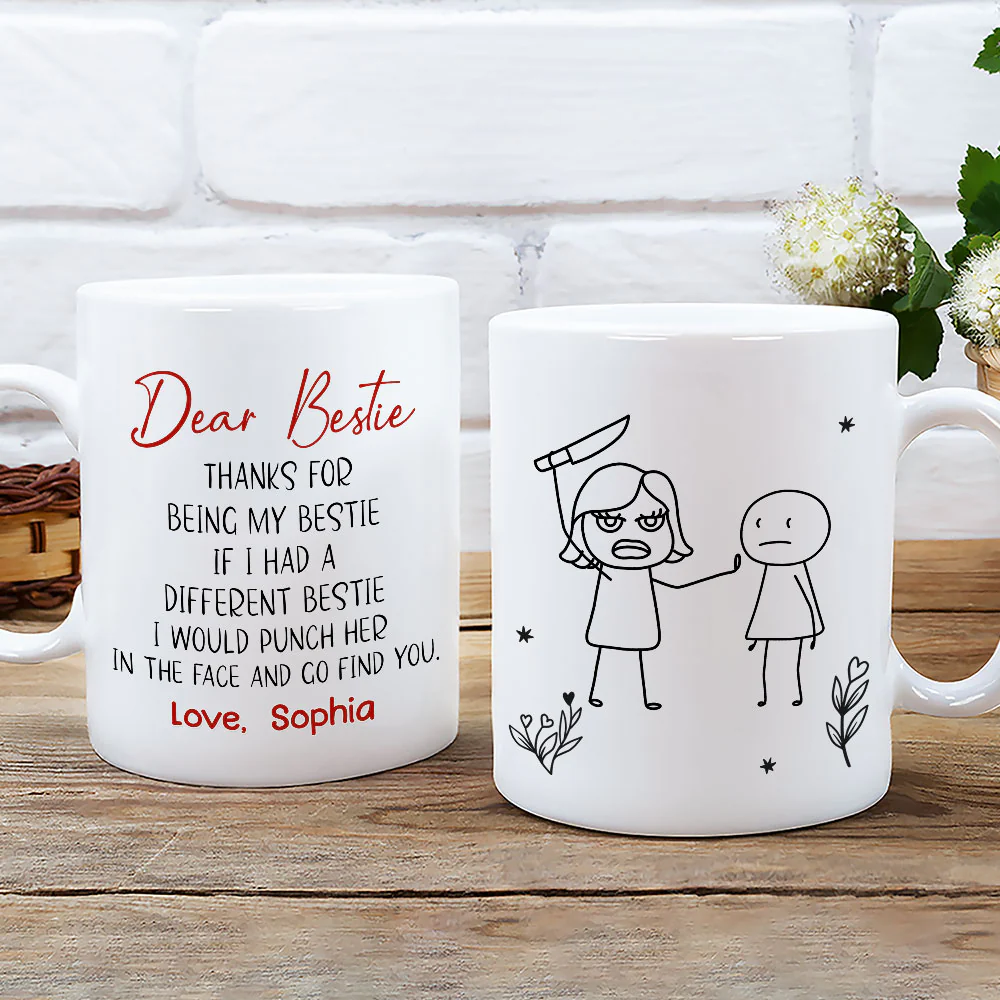 Stop Being Friend - Personalized Custom Coffee Mug - Image 2