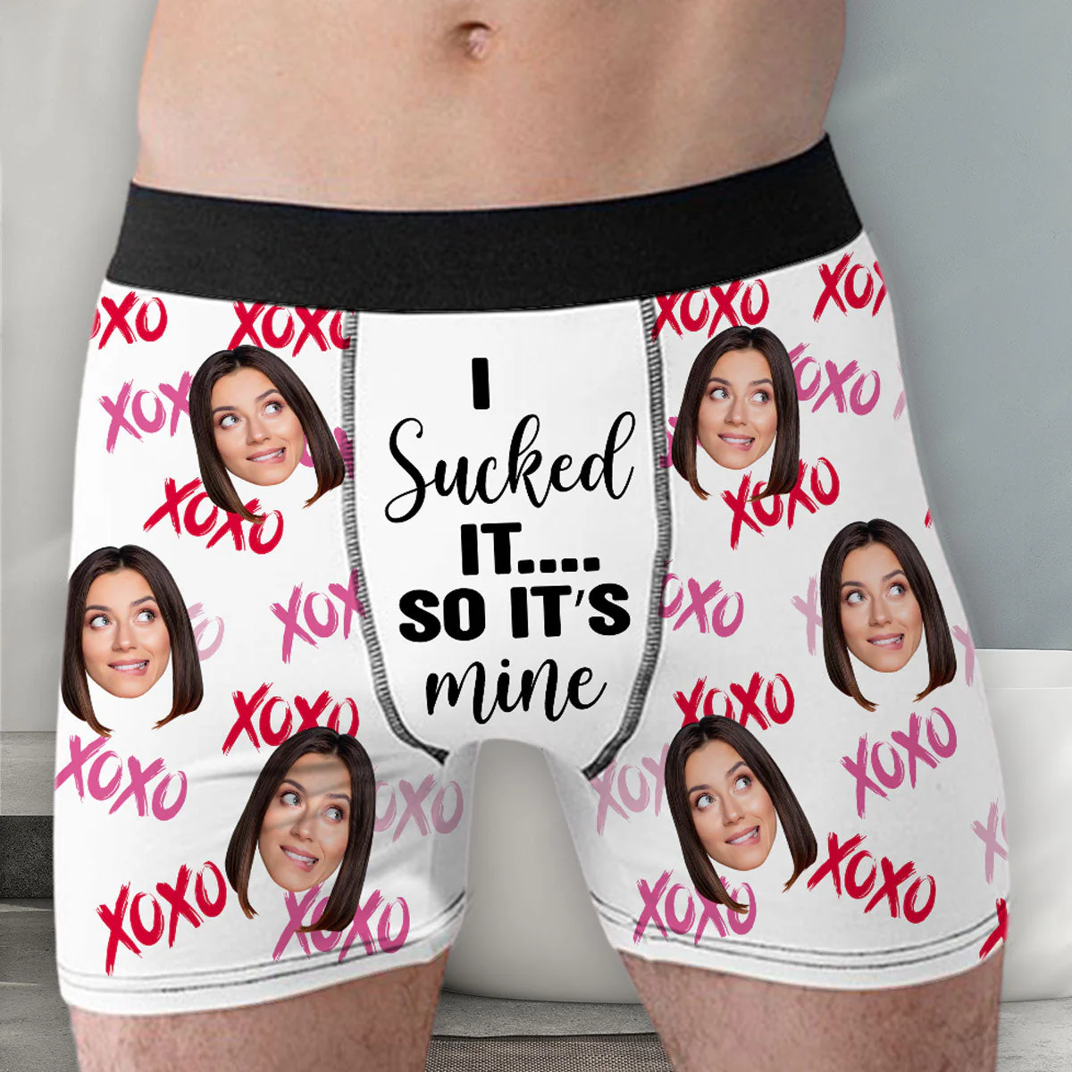 Sucked It - Personalized Photo Men's Boxer Briefs - Image 4