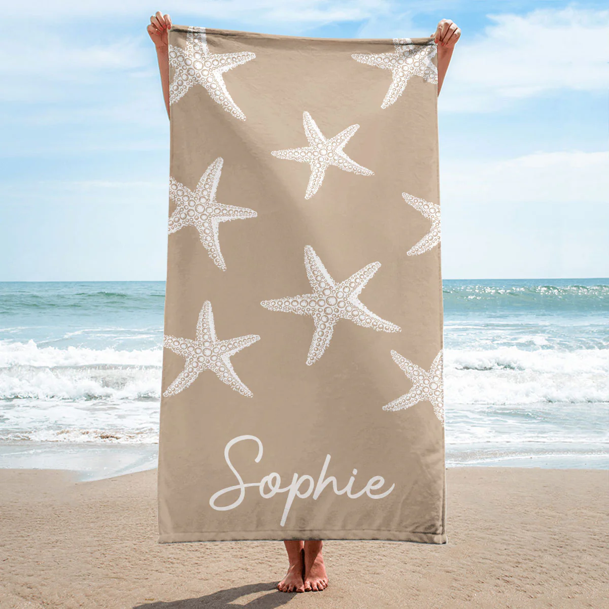 Summer Getaway - Personalized Custom Beach Towel