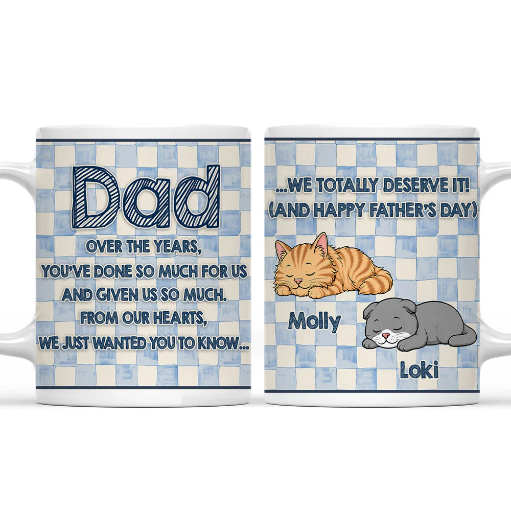 Surprise Dad You Got Us - Personalized Custom Coffee Mug