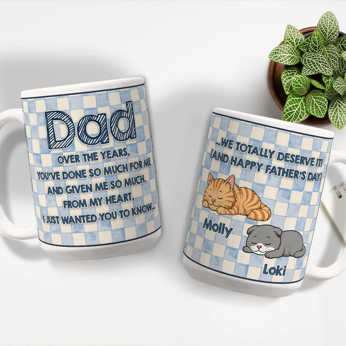 Surprise Dad You Got Us - Personalized Custom Coffee Mug - Image 6