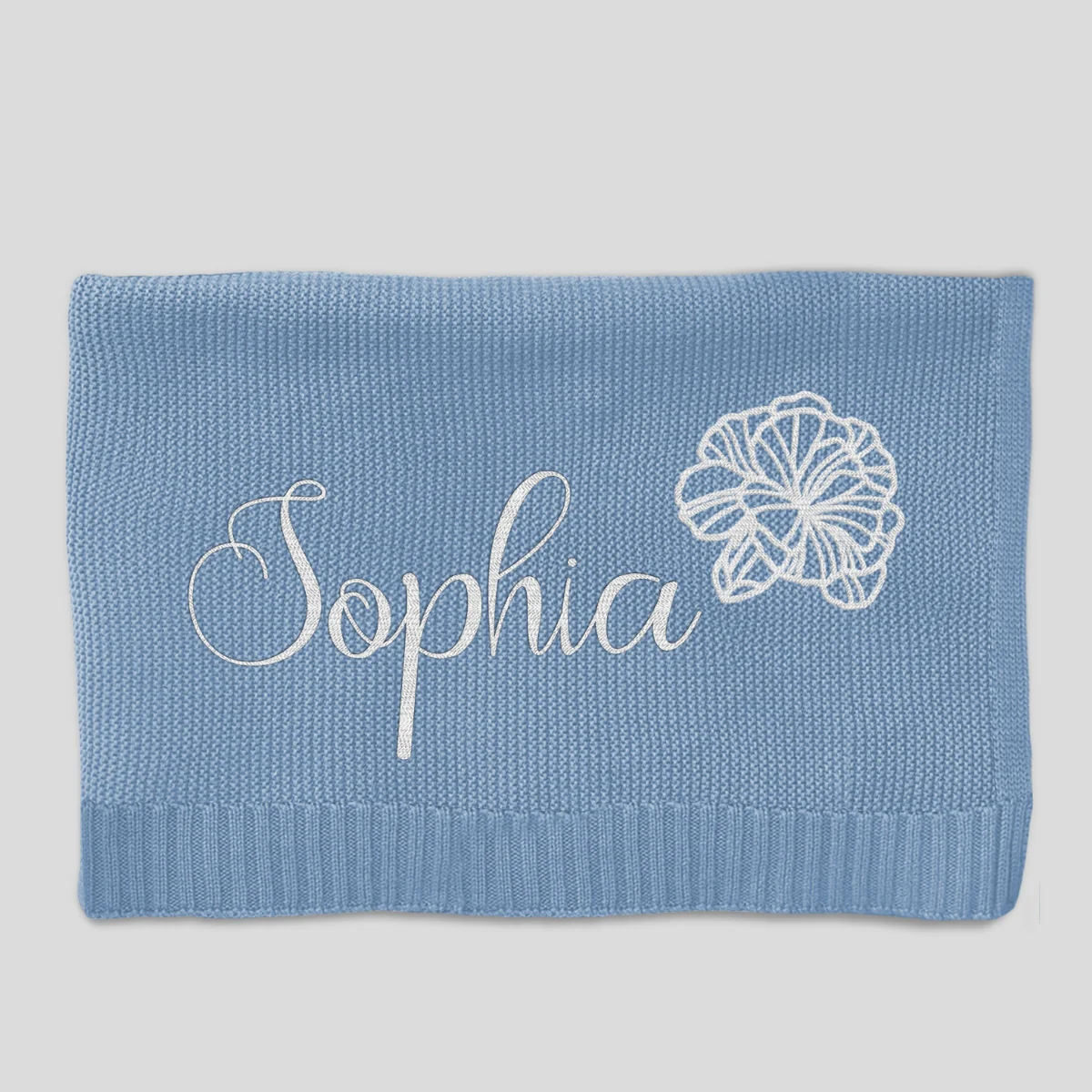 Sweat Dream - Personalized Custom Embroidered Knitted Baby Blanket - Image 7