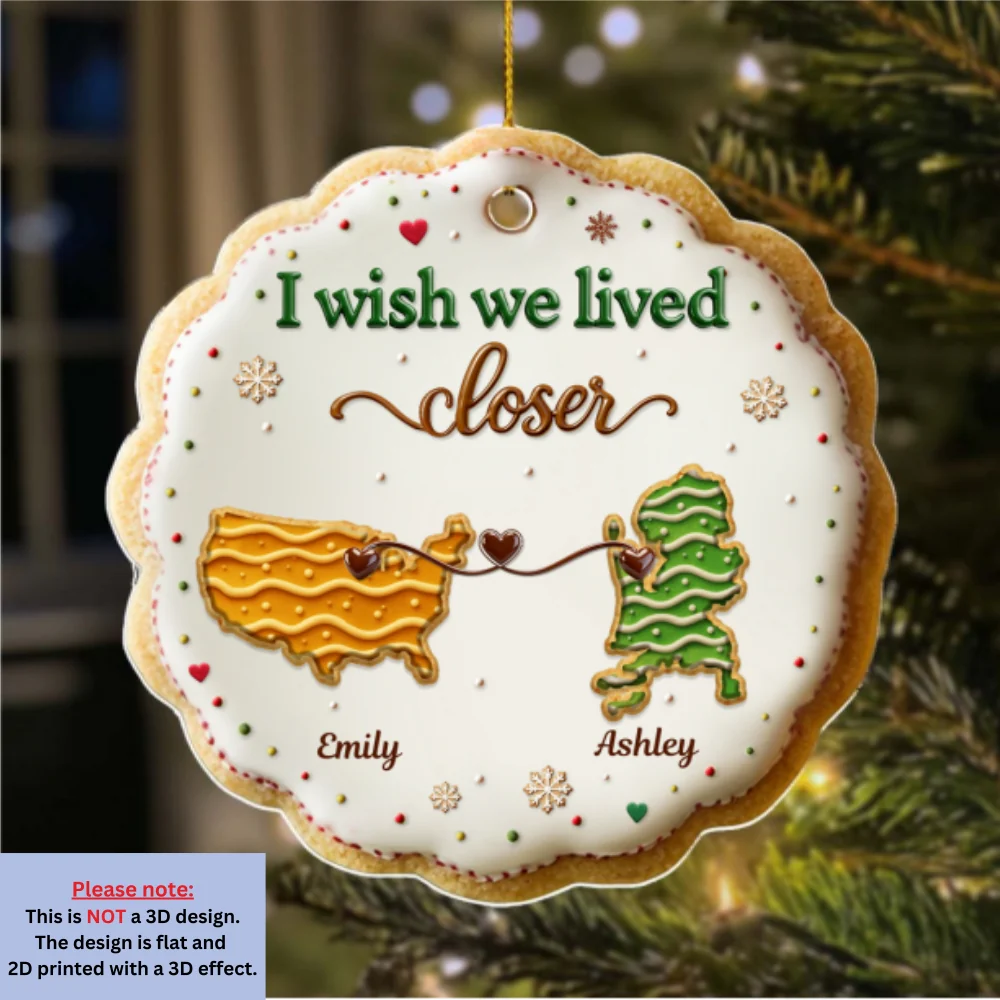 Sweet Friendship Ver 2 - Personalized Custom 3D Effect Acrylic Ornament - Image 7