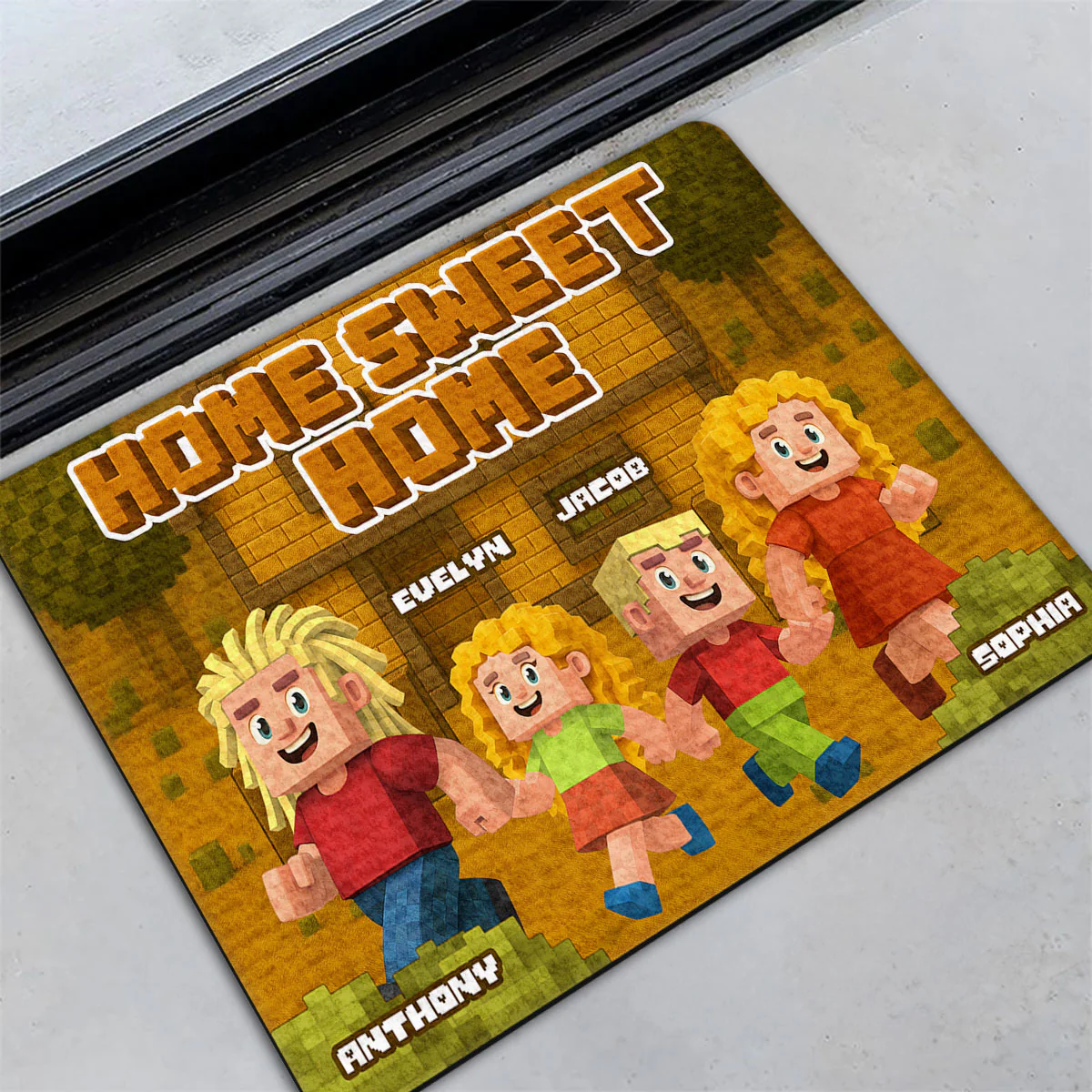 Sweet Home - Personalized Custom Doormat - Image 3
