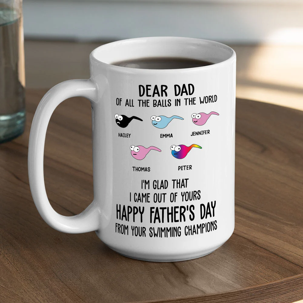 Swimming Champions - Personalized Custom Coffee Mug - Image 8