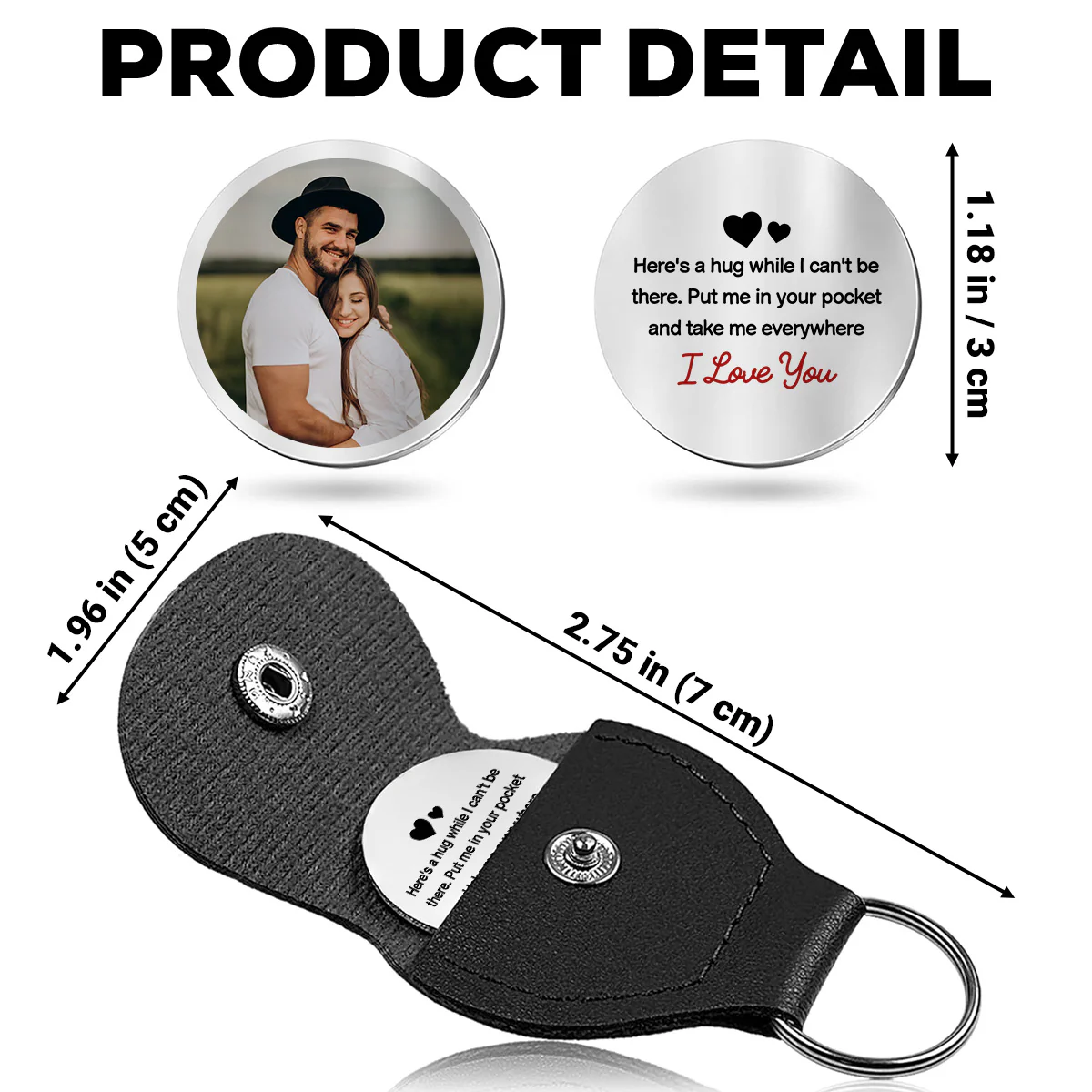 Take Me Everywhere - Personalized Custom Pocket Hug - Image 5