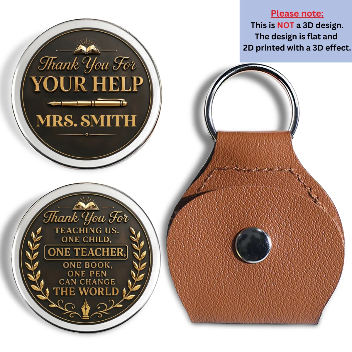 Teachers Help Dreams Grow - Personalized Custom Pocket Hug - Image 6