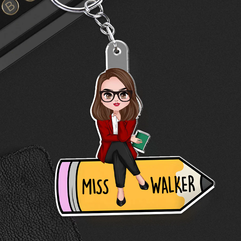Teaching Is My Jam - Personalized Custom Acrylic Keychain