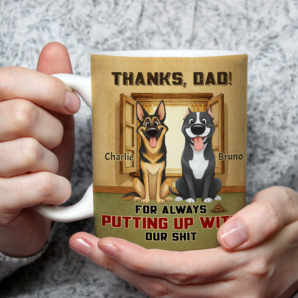 Thank You Again And Again For It - Personalized Custom Coffee Mug - Image 3