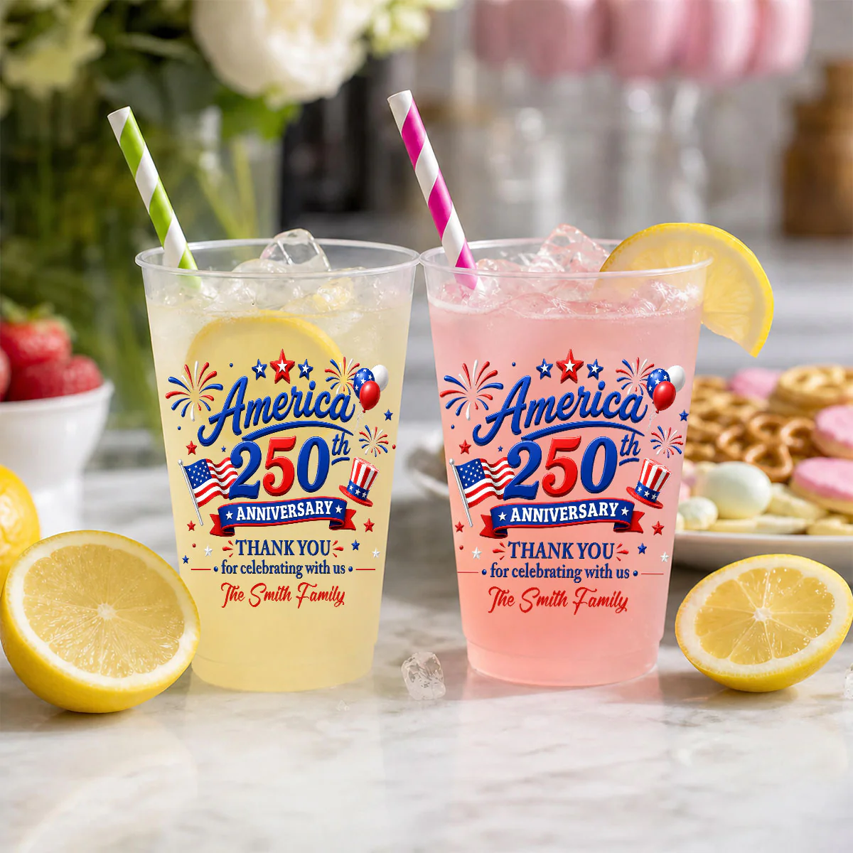 Thank You For Celebrating With Us - Personalized Custom Frosted Cup - Image 3
