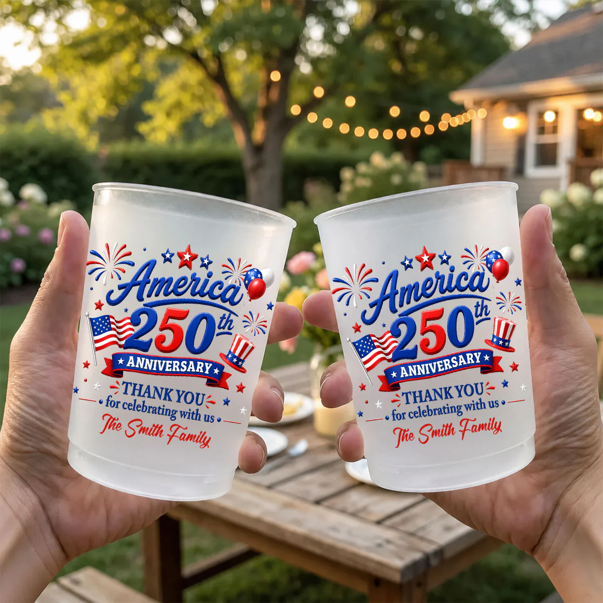 Thank You For Celebrating With Us - Personalized Custom Frosted Cup - Image 4
